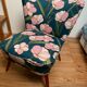 Period cocktail chair upholstered