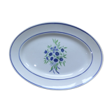 Oval serving dish from the Badonviller factory, Francine model 200870
