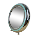 Vintage chrome barber mirror