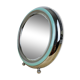 Vintage chrome barber mirror