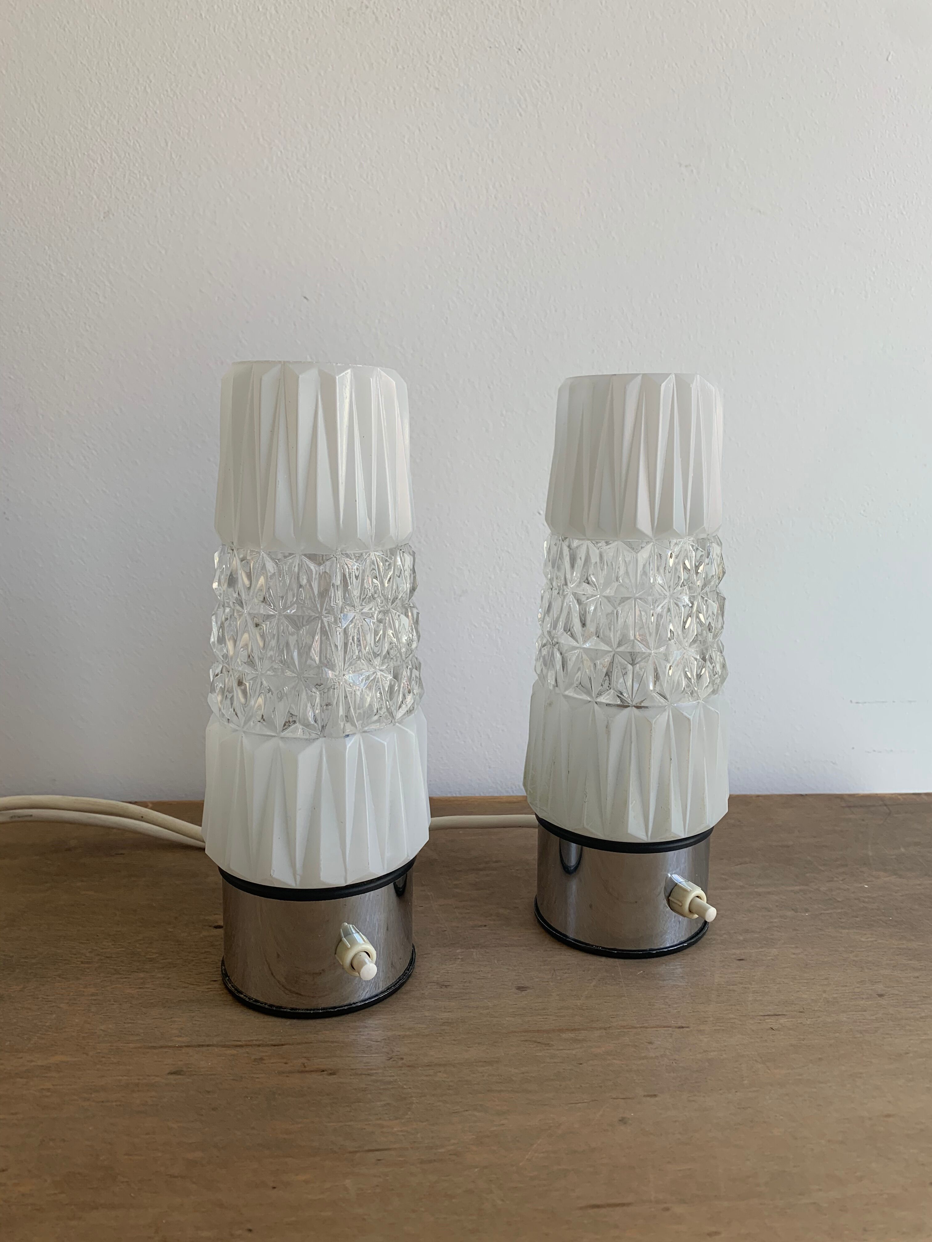 Pair of bedside lamps, Germany, 1970