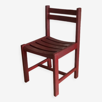 Wooden children's chair