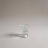 Glass candle holder