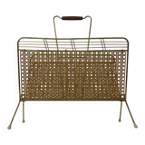 French metal magazine rack, 1960s