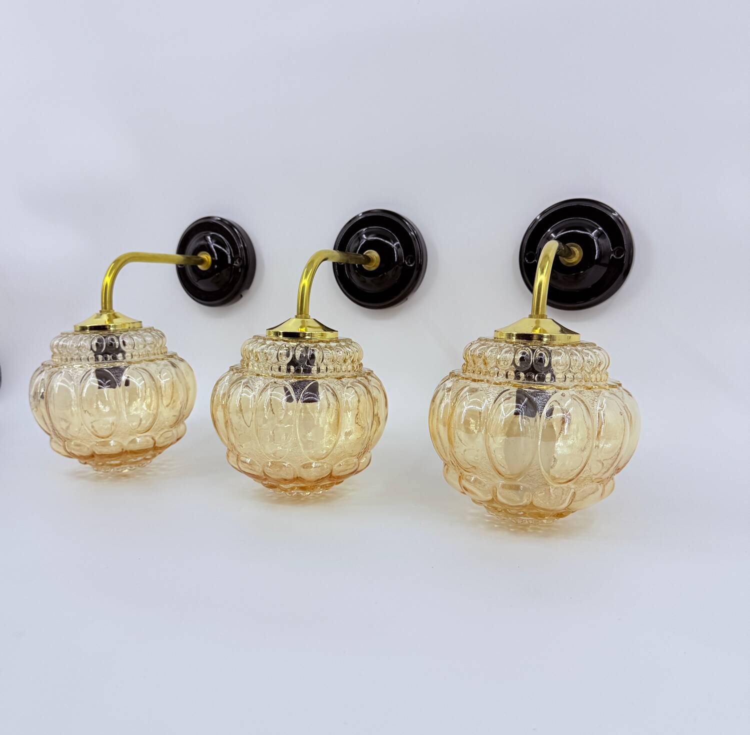 Appliques Bubble ambrées