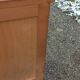 Vintage chest of drawers from the 50s in solid oak legs compass 4 drawers