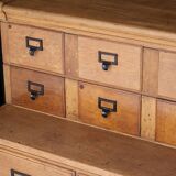 Rare: superb LEVASSEUR trade furniture (circa 1900). In solid wood.