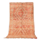 Peach Vintage Moroccan Rug 163 x 289 cm, Berber Wool Rug, Handmade Boho Rug