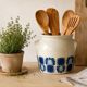 Pot en grès L.M.L. (L Marin-Laflèche) décor Palma – années 70