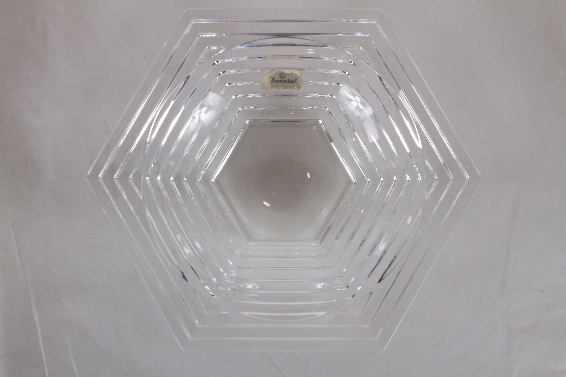 Hexagonal trinket bowl,