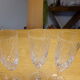 4 flutes à champagne en cristal de Saint louis modele Chantilly