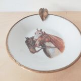 Empty pocket head of horses Limoges