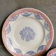 Six Art Deco plates in Longwy service "Normandy"