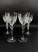 4 cut crystal wine glasses – Artisanat de Lorraine