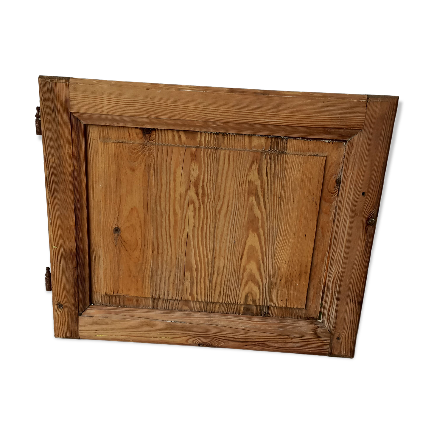 Old door in sandblasted fir 49,5x59