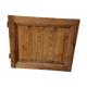 Old door in sandblasted fir 49,5x59