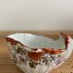 Pair of salerons shell Louis XV style porcelain of the nineteenth