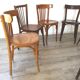 Ensemble de 8 chaises bistrot dépareillées