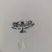 Assiettes Creil Montereau Modèle Linotte