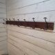 School coat rack with 8 hooks