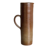 Large speckled stoneware pitcher