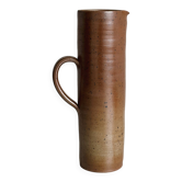Large speckled stoneware pitcher