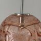 Pink pendant lamp made of hand-blown glass by Doria Leuchten, 1960s Germany.