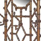 Cast iron coat rack in a bamboo style
