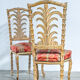 Duo de chaises palmier Rococo