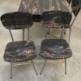 Formica table with chairs