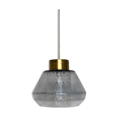 Tinted and brass glass suspension - 1960s