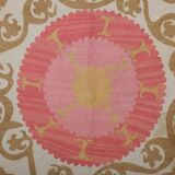Hand knotted rug, vintage Turkish rug 115x148 cm