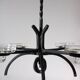 Cast Iron Brutalist Chandelier