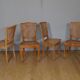 4 Louis XV style canne chairs