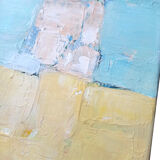 Modern painting - abstract Mediterranean landscape