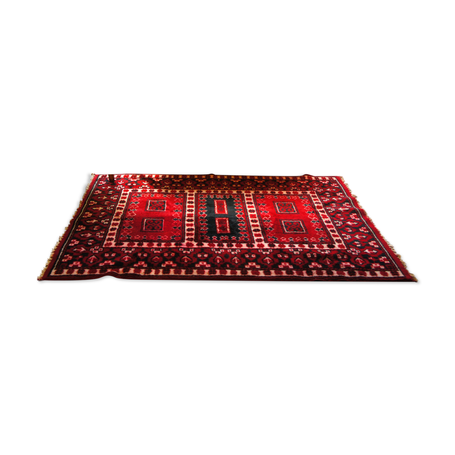Pure velvet carpet combed wool 165 cm x 118 cm