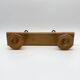 Scandinavian coat rack, light wood – 1960s