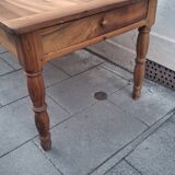 Walnut farmhouse table