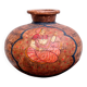 Terracotta vase, decoration of Persian figures.