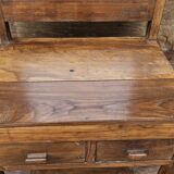 Ancienne console de lobby en teck birman