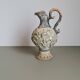 Brutalist terracotta pitcher vase signed / 1970 / ceramic / vintage