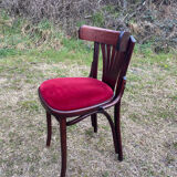 Velvet bistro chairs