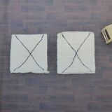 Set of 2 carpets blessed ouarain 80x80cm