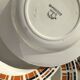 5 Badonviller red and black Scottish soup plates