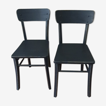 Pair of bistro chairs