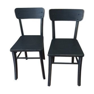 Paire de chaises bistrot