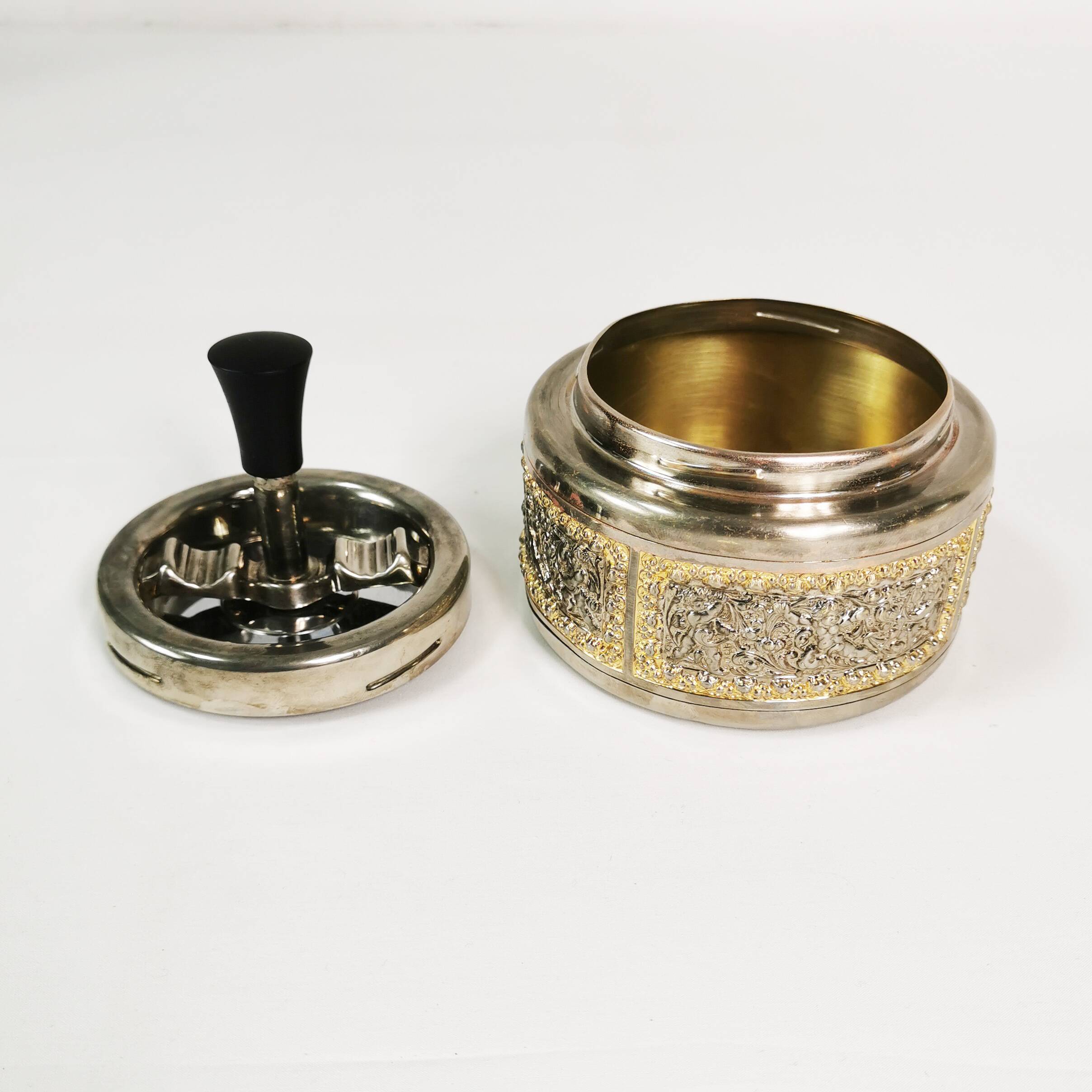 Art Deco revolving ashtray, Erhard, Germany, 1960s.
