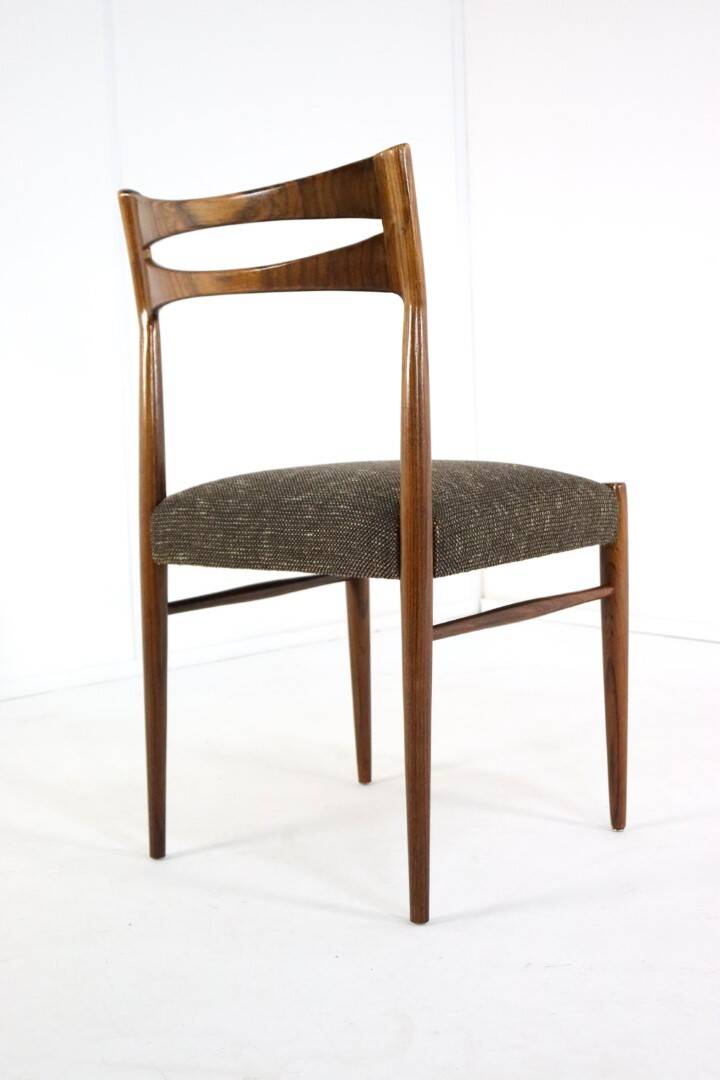 Set of 6 rosewood dining chairs 'Leinburg'