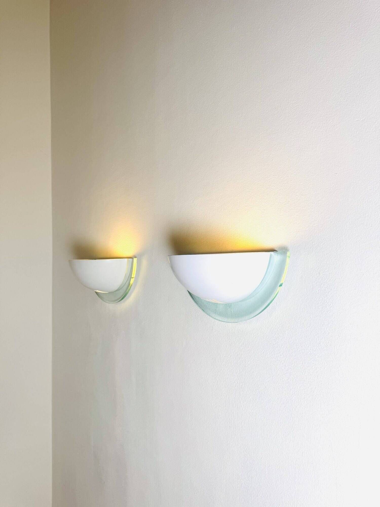 Model 1547 Semi-Circle Wall Sconces By Vrieland Design, The Netherlands 1980S