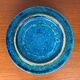 Large Mid-Century Modern Rimini Blu Pottery Bowl by Aldo Londi for Bitossi, Italy, 1960s